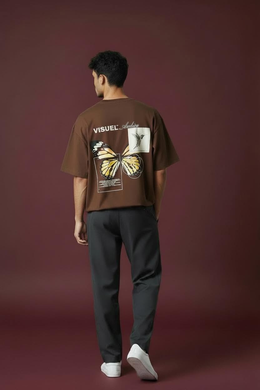 Monarch Boxy Tee — back, Pampanga sewing room